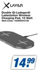 expert Bad Neuenahr-Ahrweiler - Double Qi-Ladegerät Ladestation Wireless Charging Pad Angebot im Prospekt Double Qi-Ladegerät Ladestation Wireless Charging Pad bei expert im Bad Neuenahr-Ahrweiler Prospekt für 14,99 €