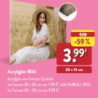 Acrylglas-Bild für 3,99 € bei ALDI Nord im Angebot Acrylglas-Bild im aktuellen ALDI Nord Prospekt