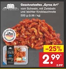 Aktuelles Geschnetzeltes "Gyros Art" Angebot bei Netto Marken-Discount in Essen ab 2,99 €