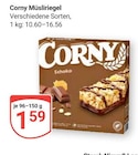 Müsliriegel Schoko von Corny für 1,59 € bei GLOBUS im Angebot Müsliriegel Schoko von Corny im aktuellen GLOBUS Prospekt