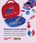 Mallette à outils Spidey - Smoby à 26,99 € dans le catalogue La Grande Récré