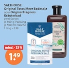 Original Totes Meer Badesalz im V-Markt Prospekt Original Totes Meer Badesalz von SALTHOUSE im aktuellen V-Markt Prospekt für 1,49 €