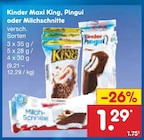 Maxi King, Pingui oder Milchschnitte bei Netto Marken-Discount im Kirkel Prospekt für 1,29 €