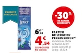 Parfum de linge en perles(A) - Lenor en promo chez Super U Valence à 4,54 €