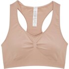 Brassière sans coutures dos nageur femme - Carrefour à Créteil Brassière sans coutures dos nageur femme en promo chez Carrefour Créteil à 4,89 €