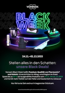 Aktueller VORWERK Prospekt Aktueller VORWERK Prospekt "BLACK WEEK" mit 1 Seite