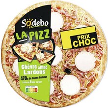Pizza La Pizz Chèvre Lardons - Géant Casino à Dijon Pizza La Pizz Chèvre Lardons en promo chez Géant Casino Dijon à 1,82 €