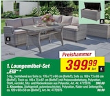 Loungemöbel-Set Elli Angebote bei toom Baumarkt Essen für 99,99 €