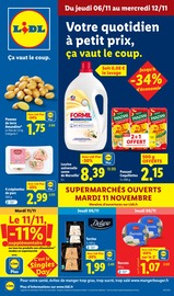 Prospectus Lidl "Votre quotidien à petits prix, ça vaut le coup." en cours à Marignane, Page 1 Catalogue Lidl en cours à Marignane, "Votre quotidien à petits prix, ça vaut le coup.", Page 1