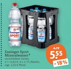Aktuelles Sport Mineralwasser Angebot bei tegut in Stuttgart ab 5,55 €