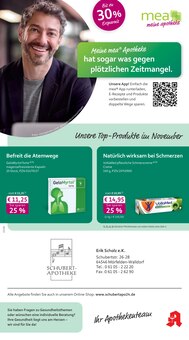 Aktueller mea - meine apotheke Prospekt "Unsere November-Angebote" Seite 1 von 4 Seiten für Mörfelden-Walldorf