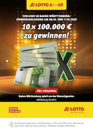 Lotto Baden-Württemberg Prospekt für Merzig: "10 x 100.000 € zu gewinnen!", 1 Seite, 05.10.2025 - 11.10.2025