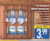 Mineralwasser im Angebot bei EDEKA in Straubing Mineralwasser Angebote von Krumbach bei EDEKA Straubing für 3,99 €