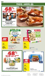 Prix et réduction Saumon dans le prospectus Carrefour Market en cours Offre Saumon dans le catalogue Carrefour Market du moment à la page 16