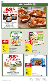 Promos Saumon Fumé dans le catalogue "LE MOIS À VOS MARQUES, PRÊTS, PARTEZ !" de Carrefour Market à la page 16
