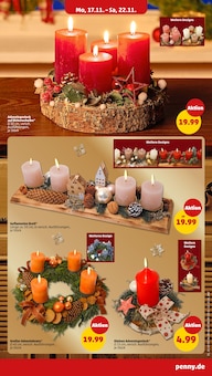 Adventskranz im aktuellen Penny Prospekt (Berlin) Adventskranz im Penny Prospekt "Wer günstig will, muss Penny." mit 48 Seiten (Berlin)
