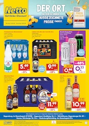Wasser im Netto Marken-Discount Prospekt in Regensburg Aktueller Netto Marken-Discount Prospekt mit Wasser, "DER ORT, AN DEM DU IMMER AUSGEZEICHNETE PREISE FINDEST.", Seite 1