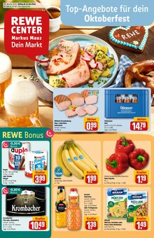 REWE Prospekt Dein Markt mit  Seiten in Weinheim und Umgebung