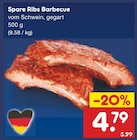 Spare Ribs Barbecue Angebote bei Netto Marken-Discount Neuss für 4,79 €