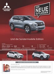 Aktueller Mitsubishi Werkstatt & Auto Prospekt in Bersenbrück und Umgebung, "Mitsubishi Angebote" mit 8 Seiten, 22.03.2025 - 19.04.2025