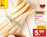Spargel weiß im Netto Marken-Discount Prospekt Spargel weiß von HEIMAT im aktuellen Netto Marken-Discount Prospekt für 5,99 €