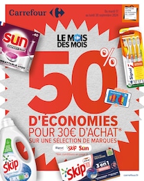 Prospectus Supermarchés de Carrefour à St Mitre: "LE MOIS DES MOIS", 68 pages, 17/09/2024 - 30/09/2024