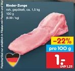 Aktuelles Rinder-Zunge Angebot bei Netto Marken-Discount in Rostock ab 1,00 €