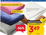 Rusta Landsberg - Decke Fanny Angebot im Prospekt Decke Fanny bei Rusta im Landsberg Prospekt für 3,49 €