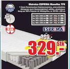 Matratze ESPRIMA Monoflex TFK ca. 120 x 200 cm bei wohnstore Petzold im Vetschau Prospekt für 329,00 €