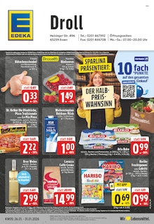 EDEKA Prospekt der Woche "Aktuelle Angebote" Seite 1, 26.01.2026 bis 31.01.2026 für Essen Aktueller EDEKA Prospekt "Aktuelle Angebote" Seite 1 von 26 Seiten für Essen