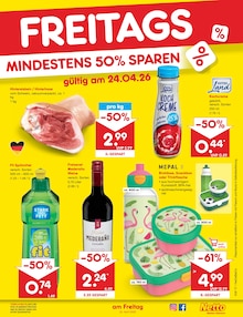 Fleisch im Netto Marken-Discount Prospekt "Aktuelle Angebote" mit 69 Seiten (Magdeburg)