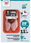 Lapin entier découpé filière - U dans le catalogue U Express