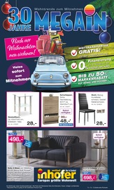 Wohnzimmer im Möbel Inhofer Prospekt in Villingen-Schwenningen Aktueller Möbel Inhofer Prospekt mit Wohnzimmer, "30 Jahre MEGAIN", Seite 1