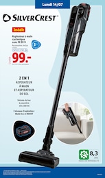 Prix et réduction Aspirateur À Main dans le prospectus Lidl en cours Offre Aspirateur À Main dans le catalogue Lidl du moment à la page 23