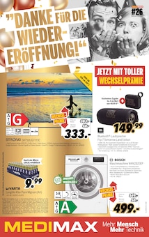 MEDIMAX Prospekt DANKE FÜR DIE WIEDERERÖFFNUNG! mit  Seiten in Krostitz und Umgebung