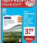 Multifunktionspapier Angebote von Expertiz bei ALDI SÜD Kempten für 3,99 €