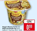 5-Minuten-Terrine Kartoffelbrei mit Röstzwiebeln & Croutons Angebote von Maggi bei Marktkauf Lörrach für 0,99 €