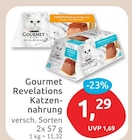 Revelations Katzennahrung von Gourmet für 1,29 € bei budni im Angebot Revelations Katzennahrung von Gourmet im aktuellen budni Prospekt