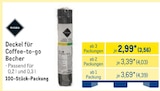 Deckel für Coffee-to-go Becher von Rioba im aktuellen METRO Prospekt für 3,56 €