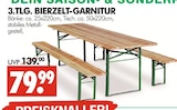 BIERZELT-GARNITUR im Angebot bei Wreesmann in Norden BIERZELT-GARNITUR Angebote bei Wreesmann Norden für 79,99 €