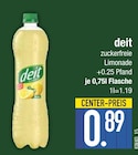Deit im EDEKA Prospekt zuckerfreie Limonade von deit im aktuellen EDEKA Prospekt für 0,89 €