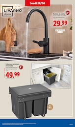Prix et réduction Poubelle De Cuisine dans le prospectus Lidl en cours Offre Poubelle De Cuisine dans le catalogue Lidl du moment à la page 53