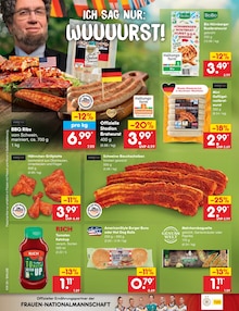 Bratwurst im Netto Marken-Discount Prospekt "Aktuelle Angebote" mit 64 Seiten (Osnabrück)