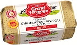 Beurre moulé A.O.P Charentes-Poitou doux - GRAND FERMAGE en promo chez Carrefour Aulnay-sous-Bois à 4,12 €