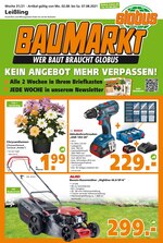 Globus-Baumarkt Prospekt für Heiligenkreuz mit 24 Seiten Globus-Baumarkt Prospekt für Heiligenkreuz: "WER BAUT BRAUCHT GLOBUS", 24 Seiten, 01.08.2021 - 07.08.2021
