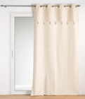 Rideau à œillets Izigold coton en promo chez Maxi Bazar Lyon à 19,99 €