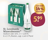 Mineralwasser von St. Leonhards im aktuellen tegut Prospekt für 5,99 €