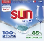 Tablettes Lave-Vaisselle Tout en 1 Standard ou Citron - SUN - Supermarchés Match à Dunkerque Tablettes Lave-Vaisselle Tout en 1 Standard ou Citron - SUN en promo chez Supermarchés Match Dunkerque à 2,69 €