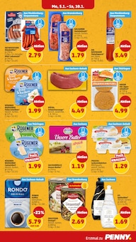 Butter im Penny Prospekt "Wer günstig will, muss Penny." mit 46 Seiten (Rostock)