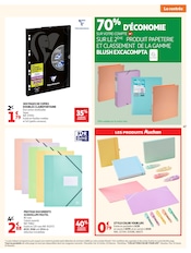 Promos Fournitures Scolaires dans le catalogue "LES TOPS" de Auchan Hypermarché Fournitures Scolaires en promo dans le catalogue Auchan Hypermarché à la page 47